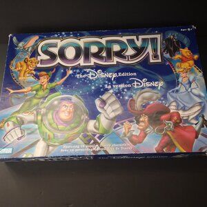 Hasbro Parker Brothers Sorry! Board Game The Disney Edition Ages 6+ Bilingual
